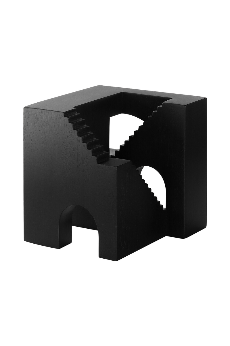 Geometrical Modern Sculpture | Ethnicraft Cube | Woodfurniture.com