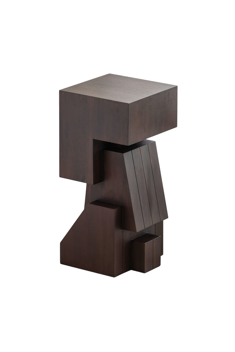 Mahogany Abstract Sculpture | Ethnicraft Brutal Monument