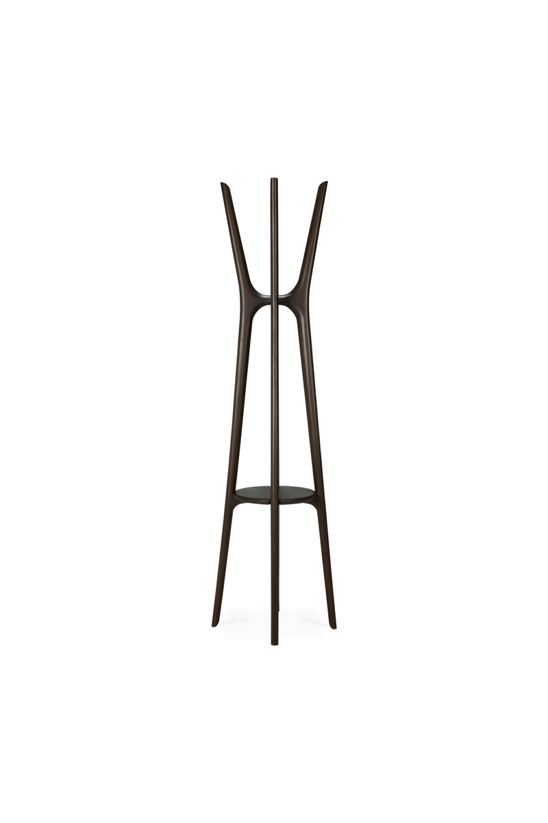 Brown Mahogany Coat Stand | Ethnicraft PI | Oroatrade.com