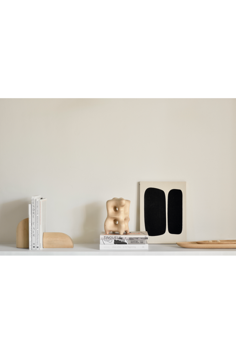 Modern Minimalist Book Ends (2) | Ethnicraft PI | Woodfurniture.com