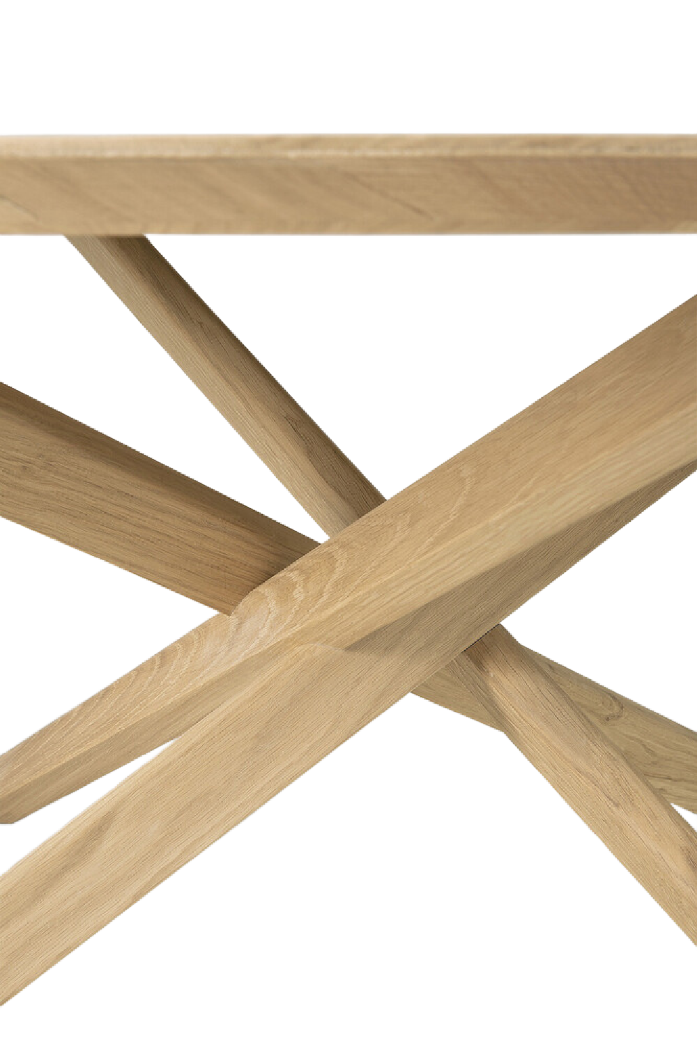 Oak Cross Leg Coffee Table | Ethnicraft Mikado | Woodfurniture.com