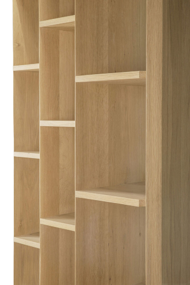 Oiled Oak Bookcase | Ethnicraft Stairs | Woodfurniture.com