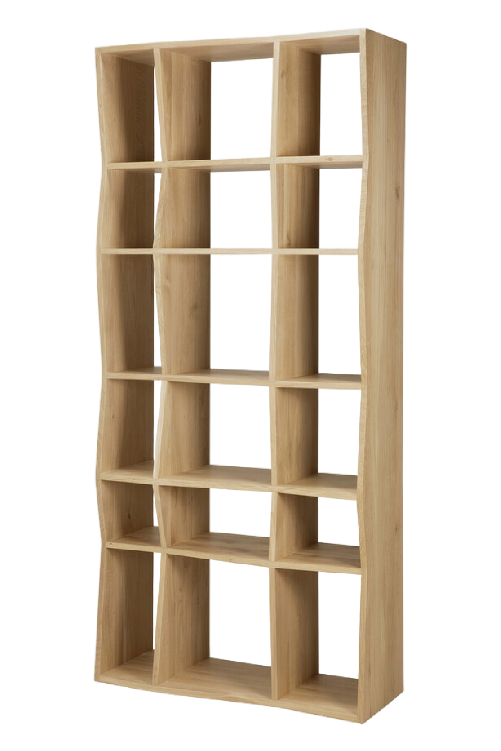 Oiled Oak Book Rack | Ethnicraft Z | Woodfurniture.com