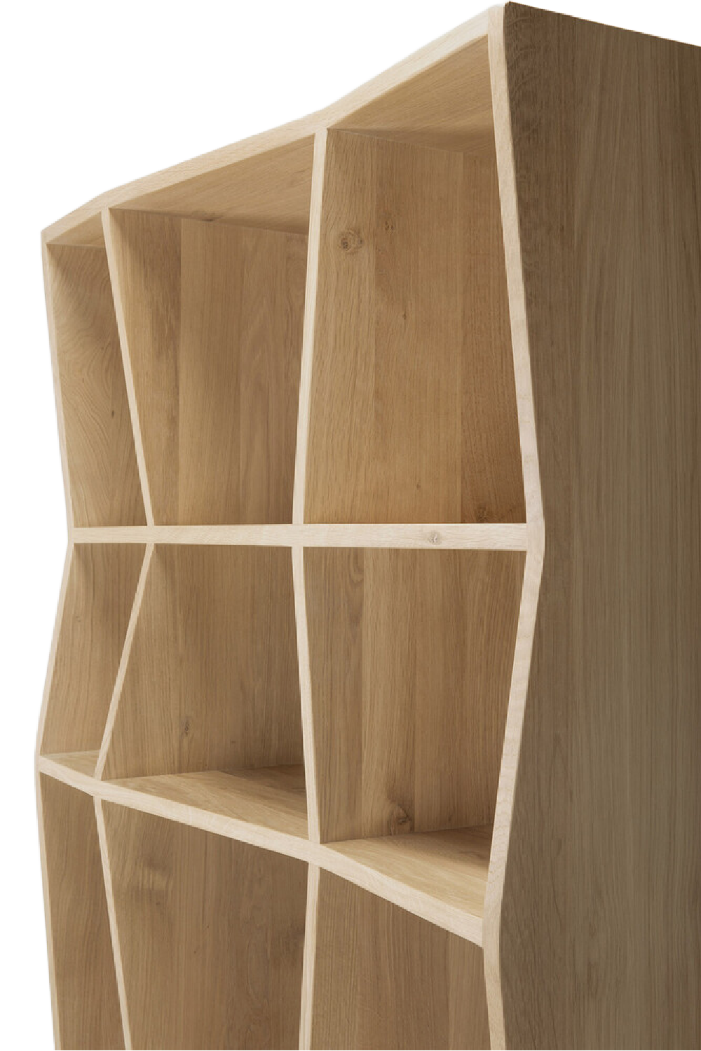 Oiled Oak Book Rack | Ethnicraft Z | Woodfurniture.com