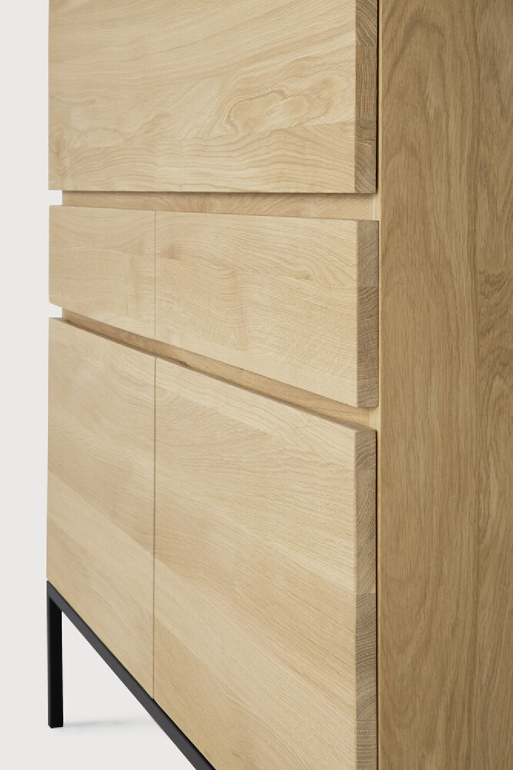 Oiled Oak Storage Cabinet | Ethnicraft Ligna | Woodfurniture.com