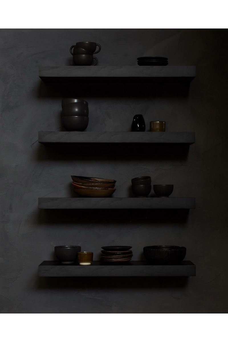 Black Oak Wall Shelf | Ethnicraft | Woodfurniture.com