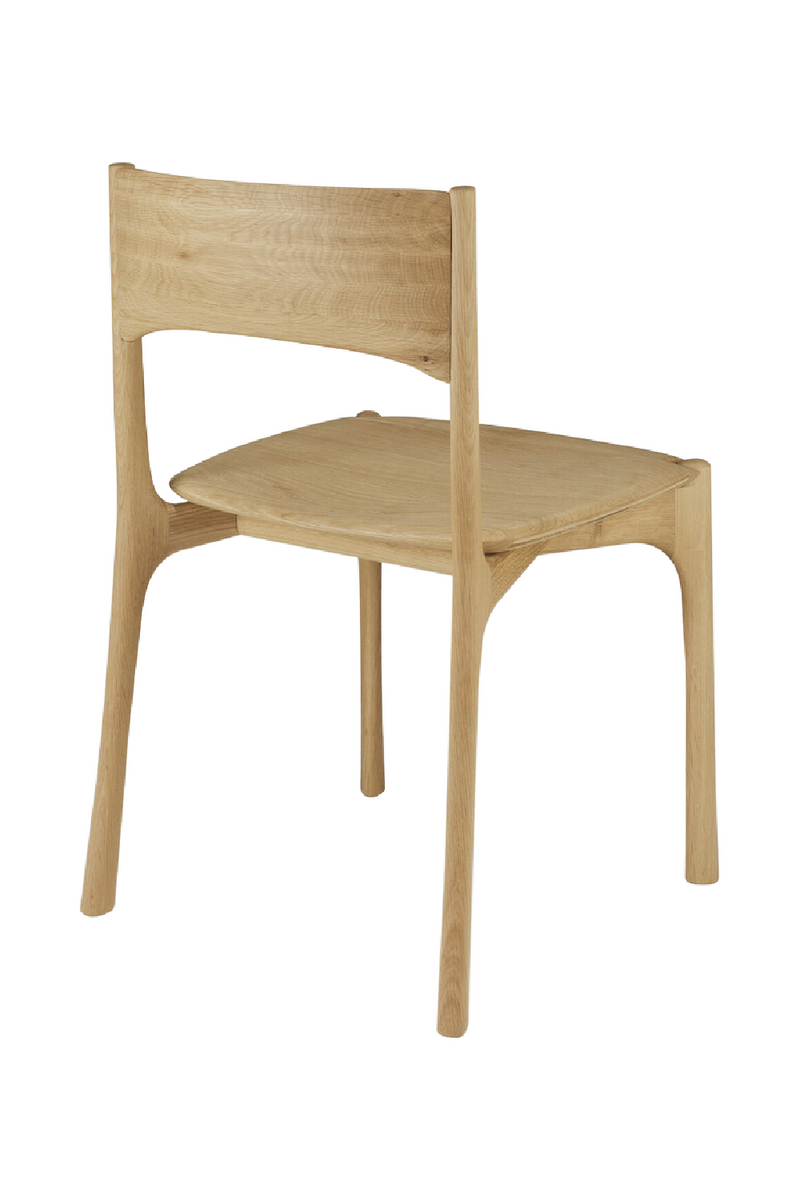 Sleek Handcrafted Dining Chair | Ethnicraft PI | Woodfurniture.com