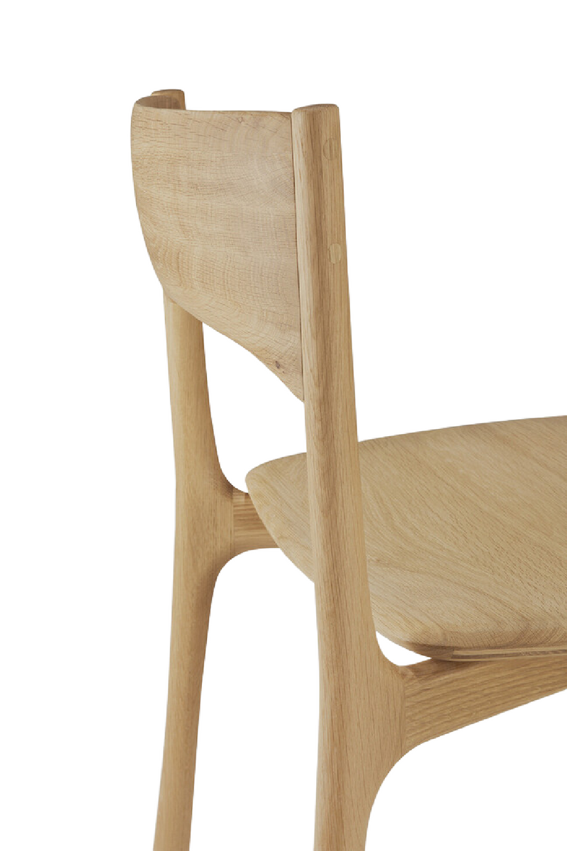 Sleek Handcrafted Dining Chair | Ethnicraft PI | Woodfurniture.com