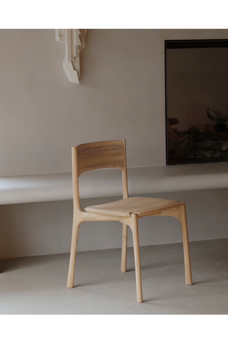 Sleek Handcrafted Dining Chair | Ethnicraft PI | Woodfurniture.com