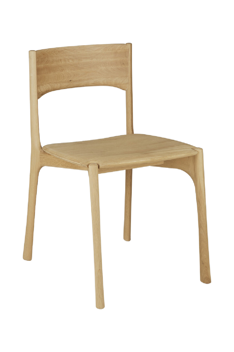 Sleek Handcrafted Dining Chair | Ethnicraft PI | Woodfurniture.com