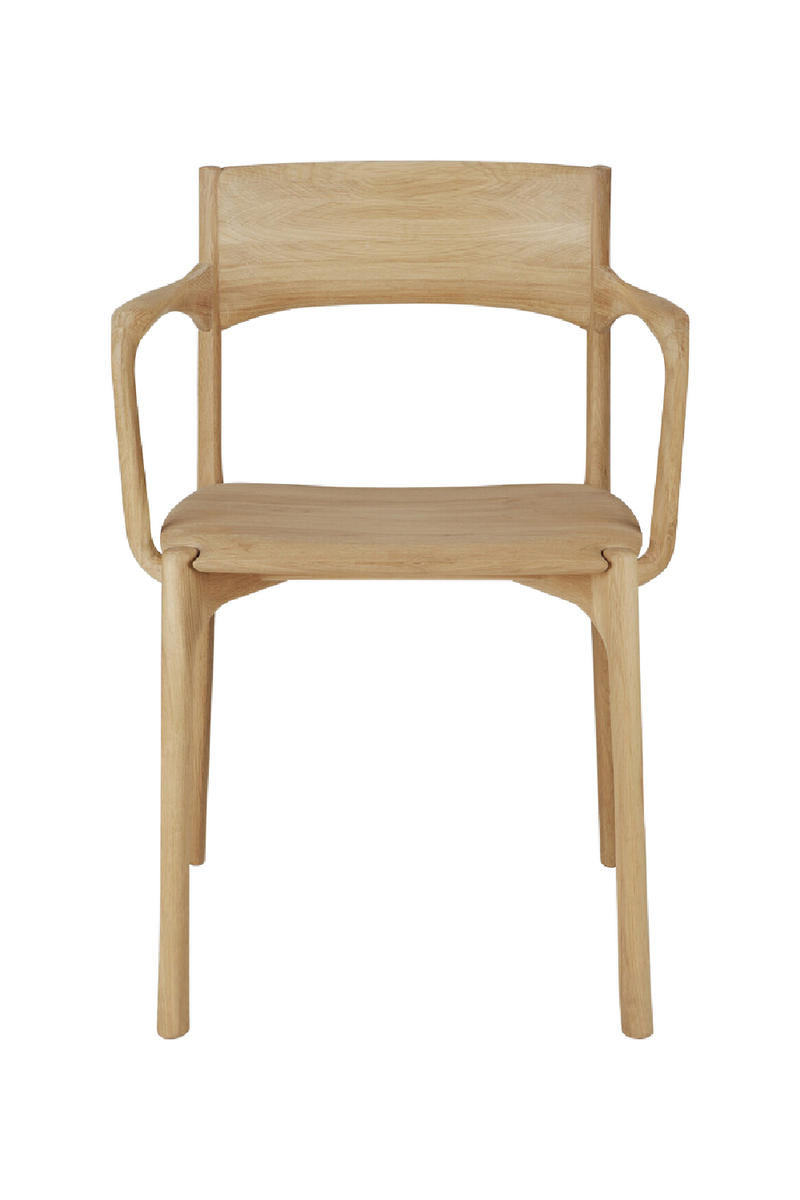 Sleek Handcrafted Dining Chair | Ethnicraft PI | Woodfurniture.com