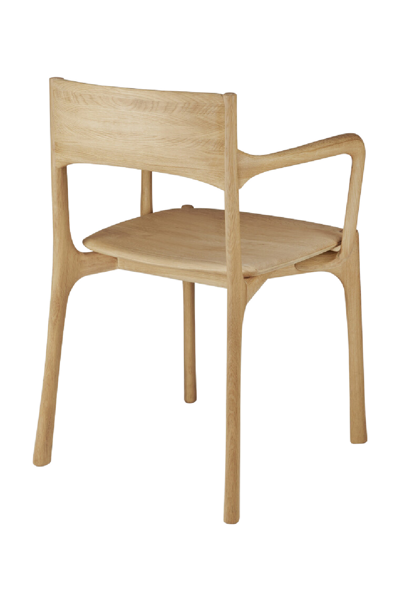 Sleek Handcrafted Dining Chair | Ethnicraft PI | Woodfurniture.com