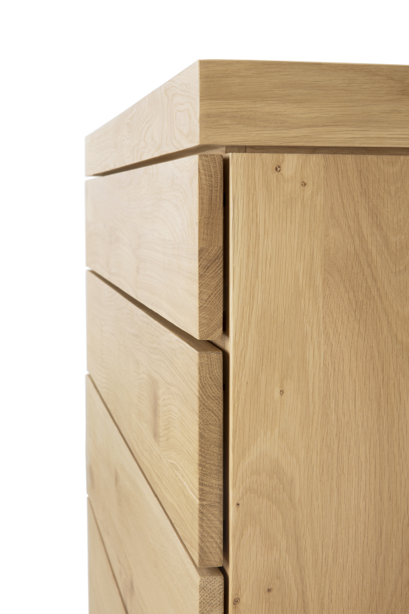 4-Drawer Oiled Oak Dresser | Ethnicraft Burger