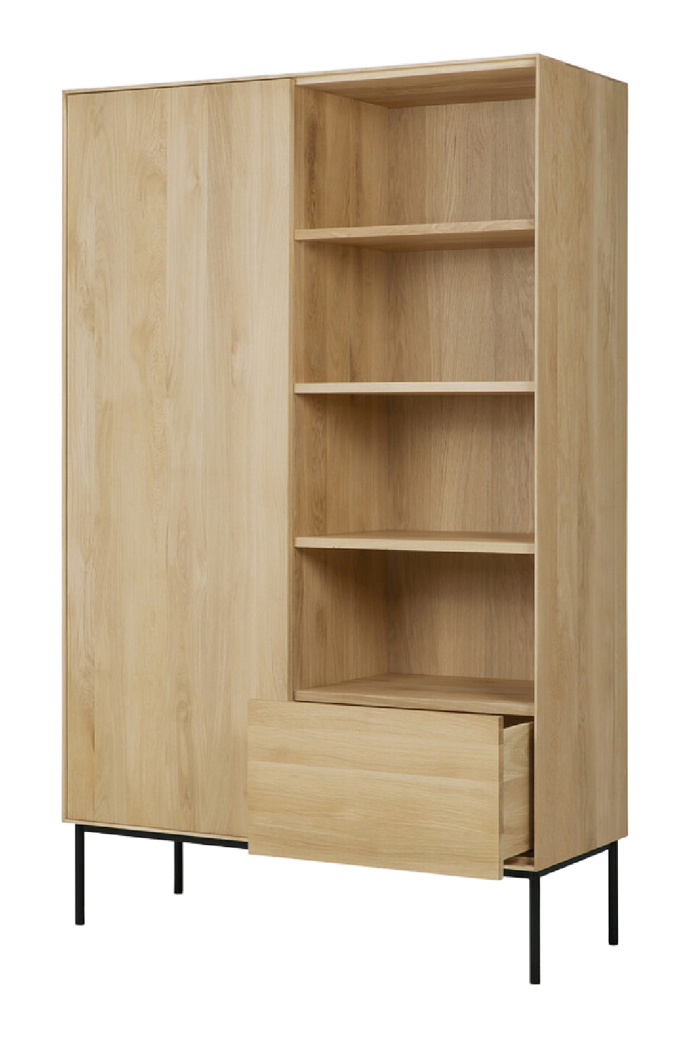 1-Door Oak Wood Cabinet | Ethnicraft Whitebird | Wood Furniture