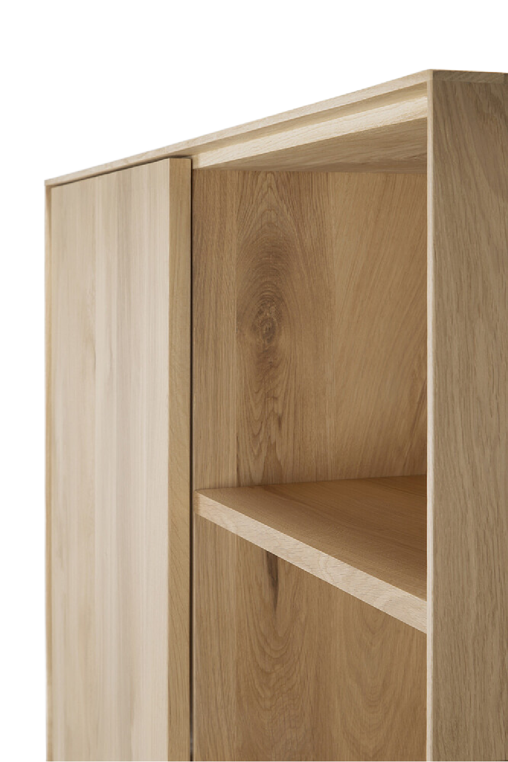 1-Door Oak Wood Cabinet | Ethnicraft Whitebird | Wood Furniture