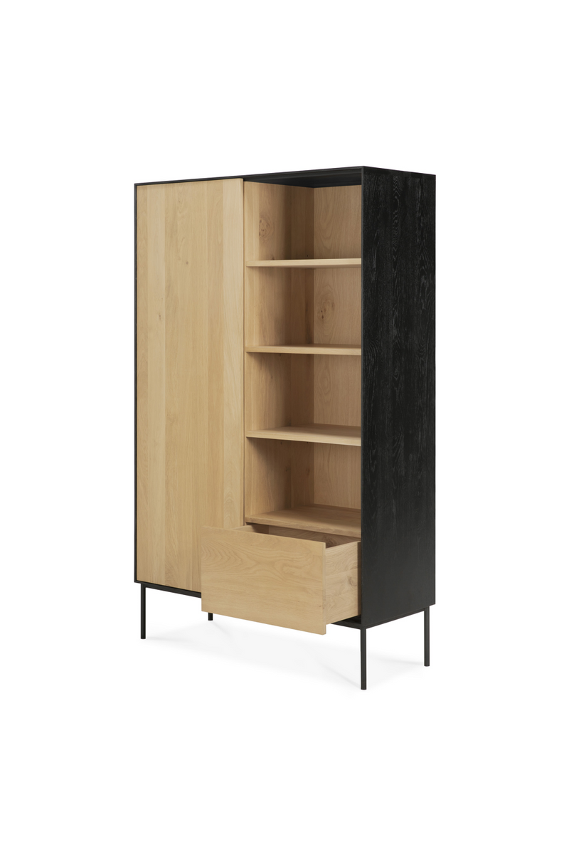 1-Door Oak Wood Cabinet | Ethnicraft Blackbird