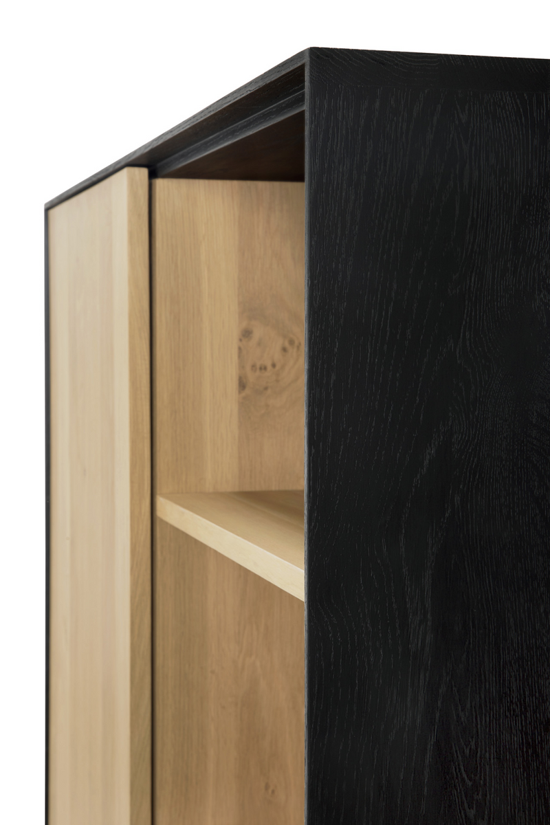 1-Door Oak Wood Cabinet | Ethnicraft Blackbird