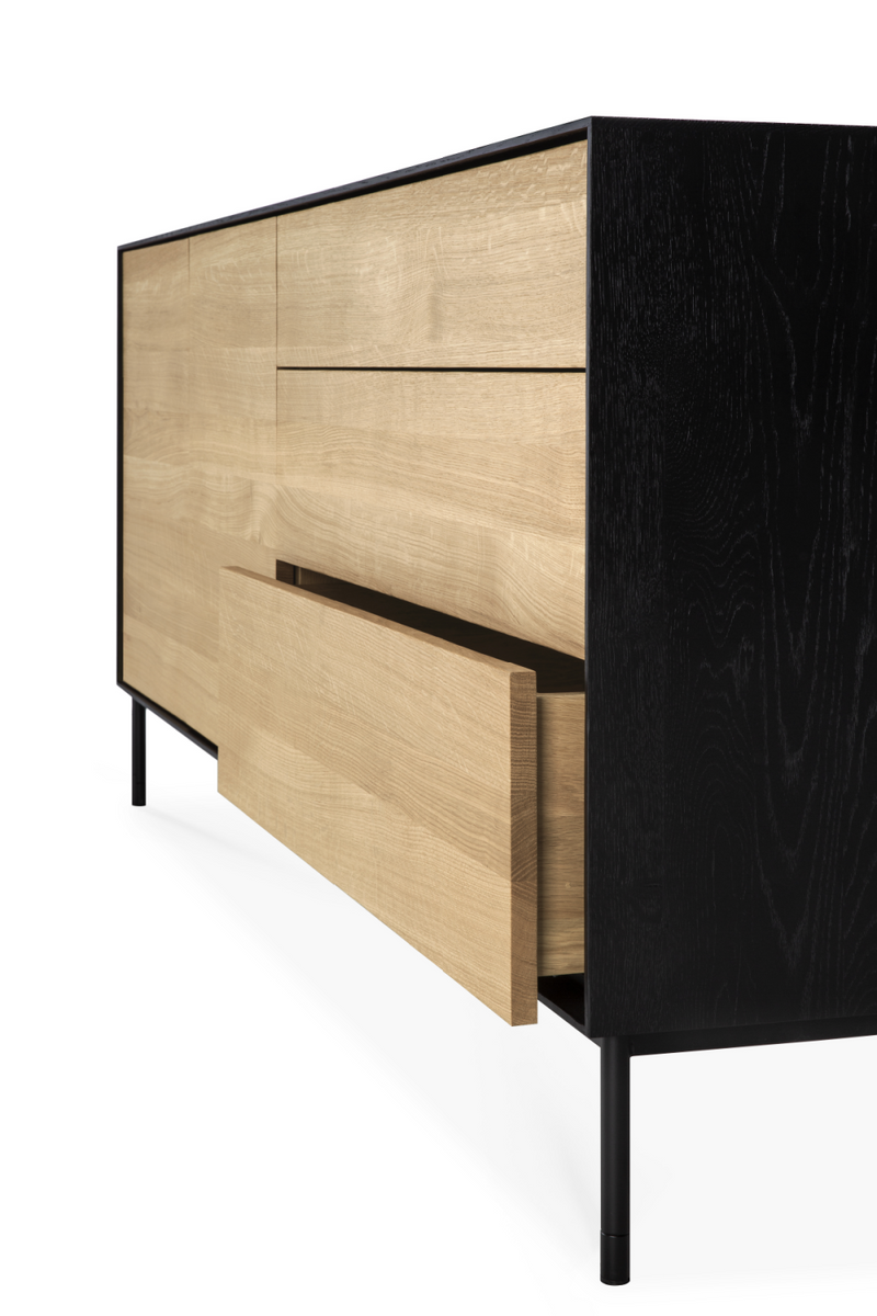 Varnished Oak Sideboard | Ethnicraft Blackbird