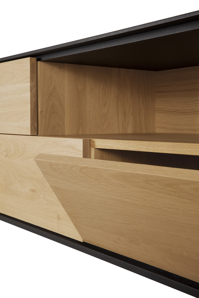 Varnished Oak Media Unit  | Ethnicraft Blackbird