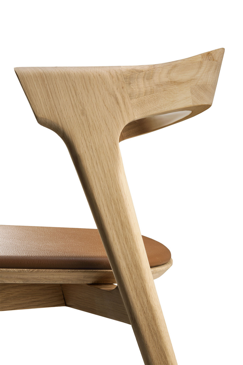 Cushioned Scandinavian Dining Chair | Woodfurniture.com