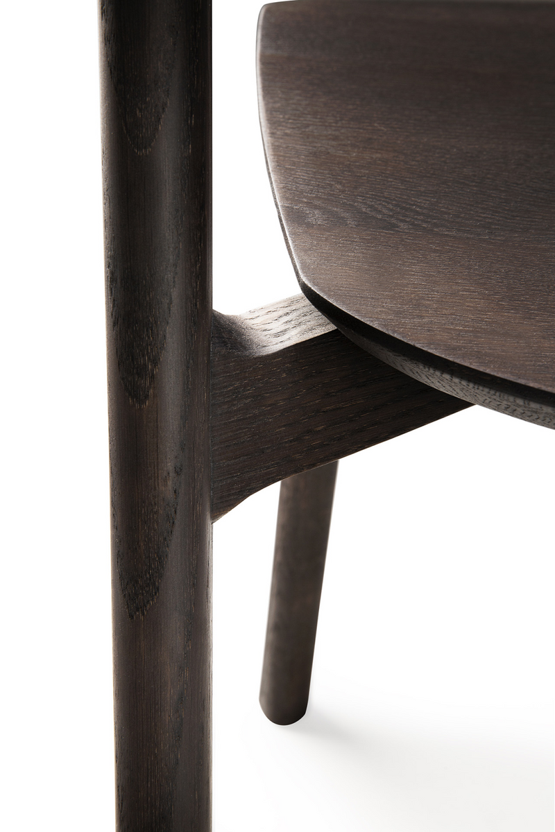 Varnished Oak Classic Dining Chair | Ethnicraft Bok | Woodfurniture.com