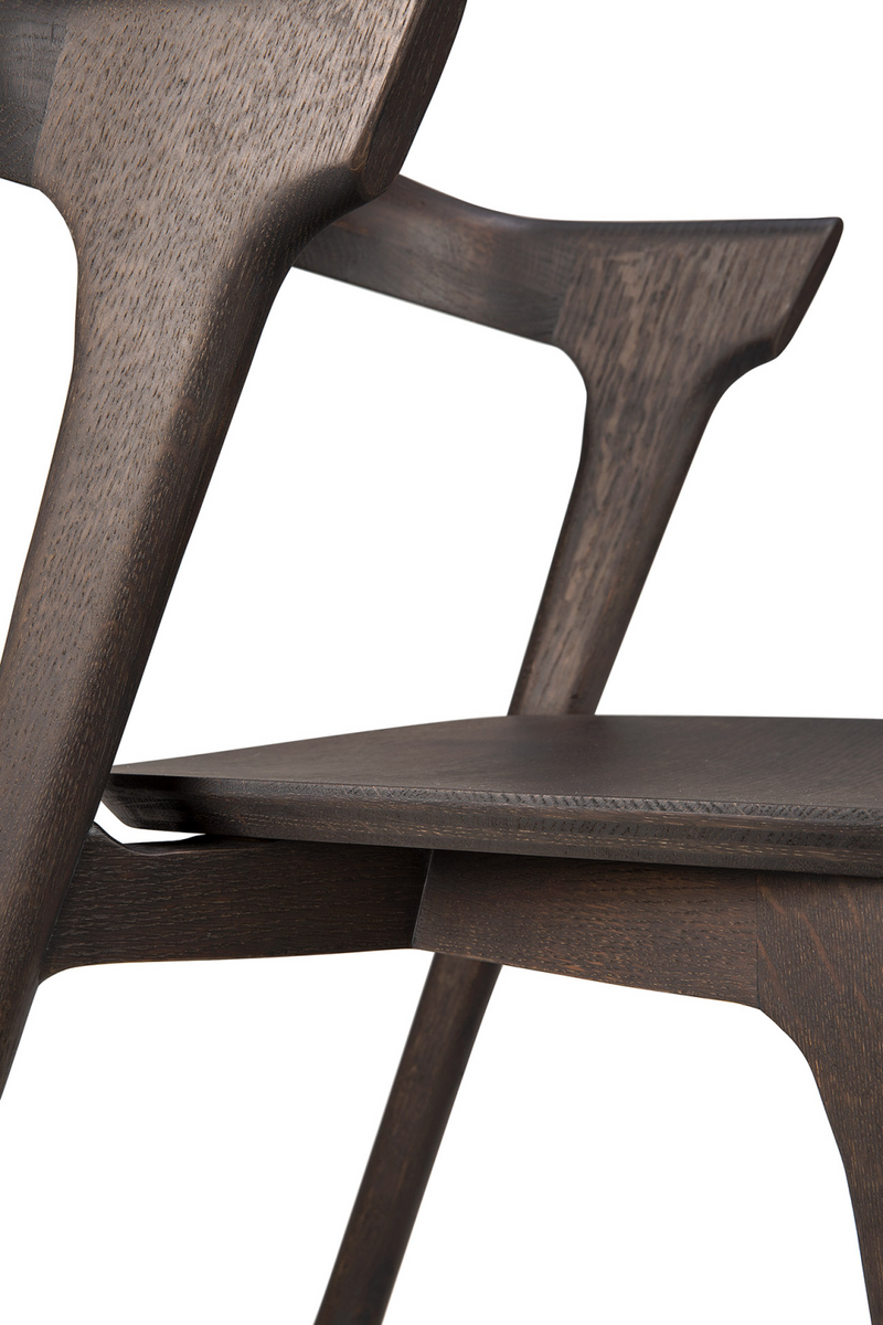 Varnished Oak Classic Dining Chair | Ethnicraft Bok | Woodfurniture.com