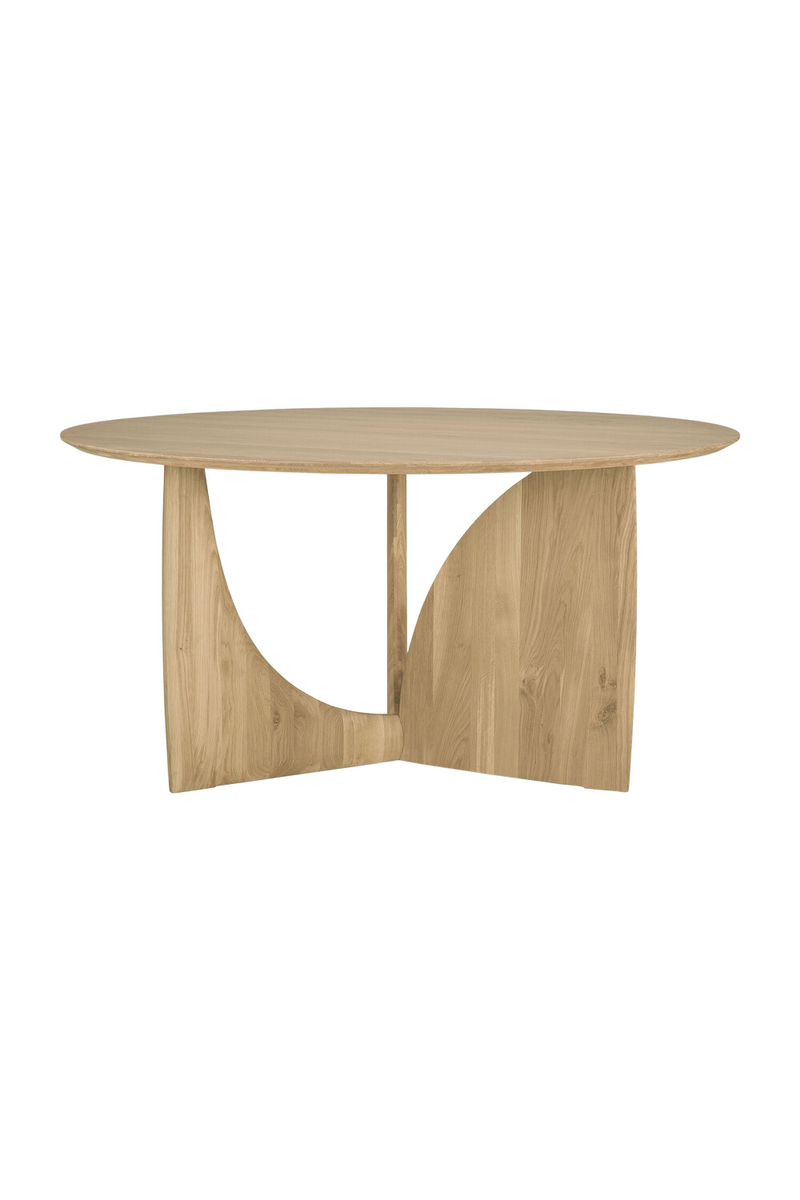 Round Geometric dining table | Woodfurniture.com