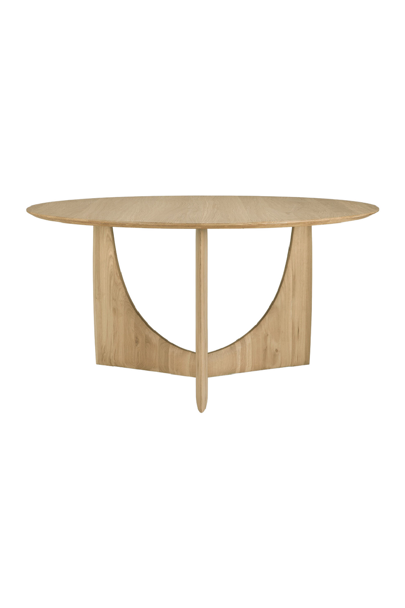 Round Geometric dining table | Woodfurniture.com