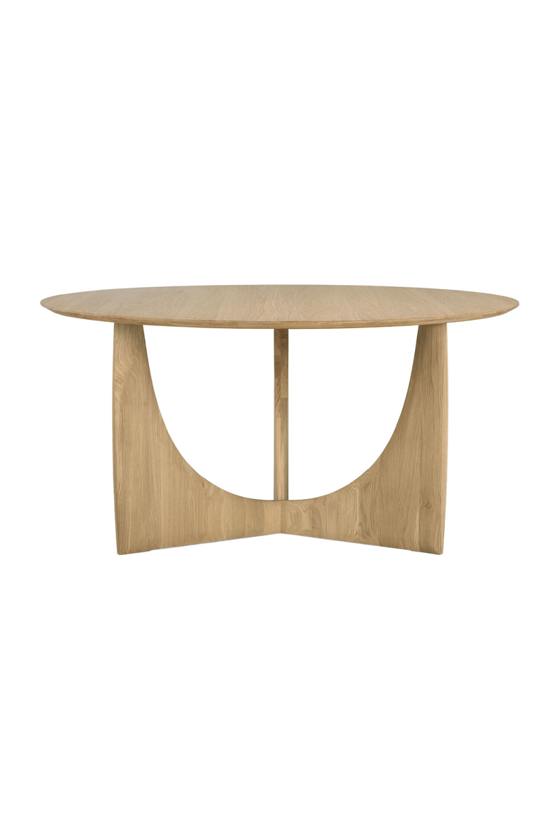 Round Geometric dining table | Woodfurniture.com