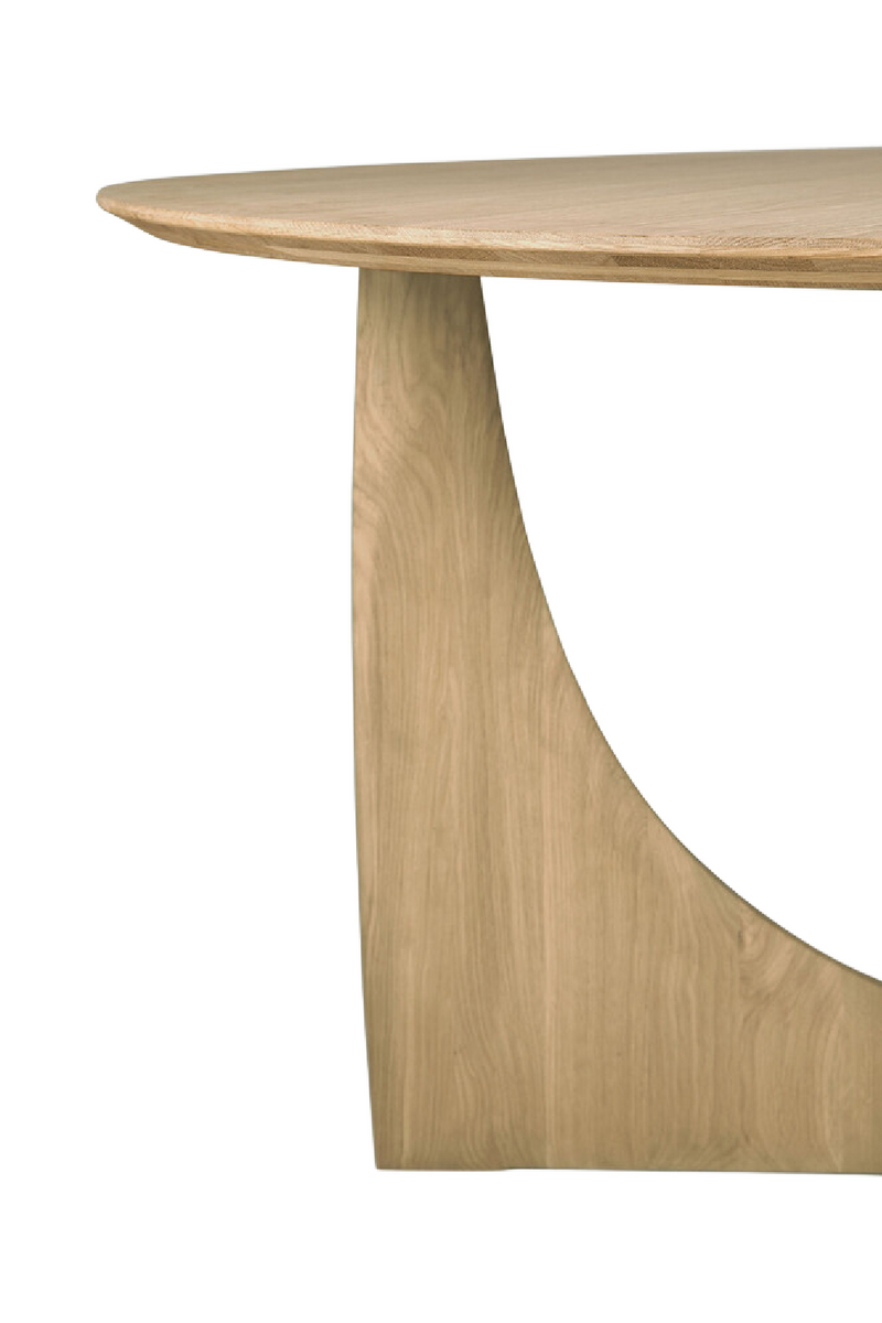 Round Geometric dining table | Woodfurniture.com