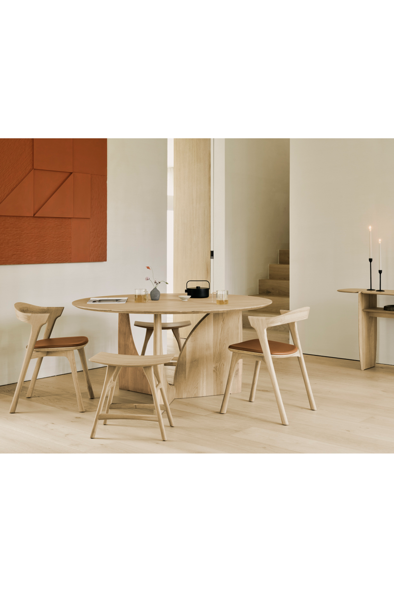 Round Geometric dining table | Woodfurniture.com