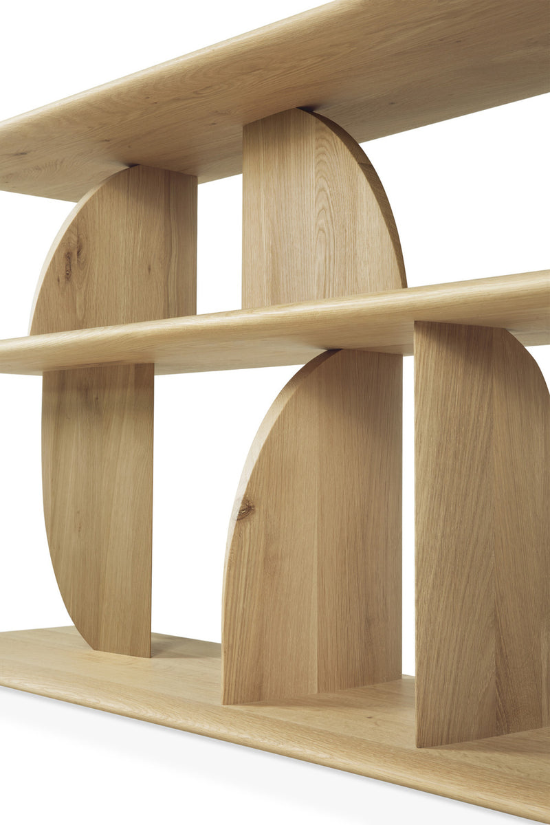 Oak Sofa Console | Ethnicraft Geometric | Woodfurniture.com