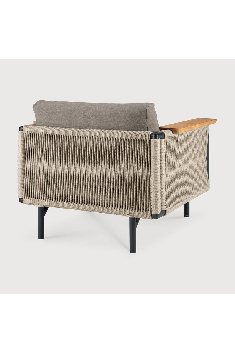 Woven Cord Outdoor Lounge Chair | Ethnicraft Corbey | Woodfurniture.com