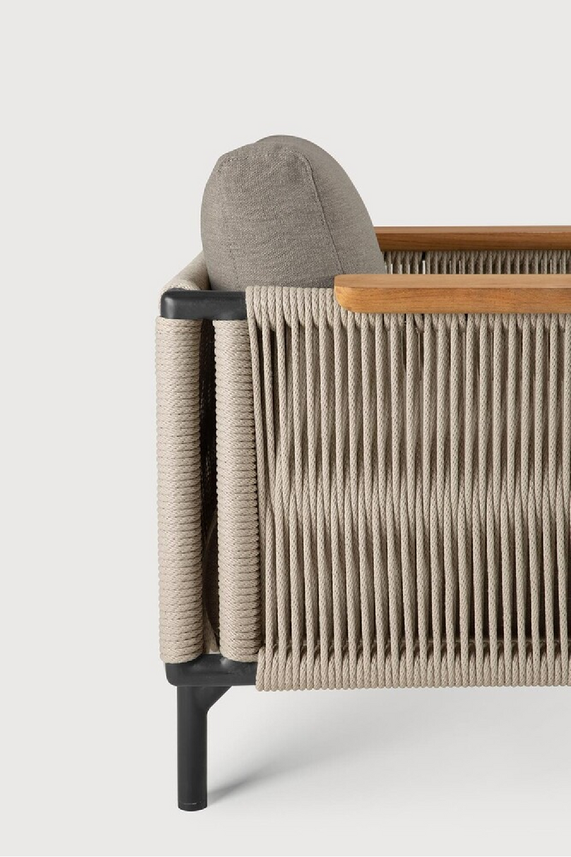 Woven Cord Outdoor Lounge Chair | Ethnicraft Corbey | Woodfurniture.com