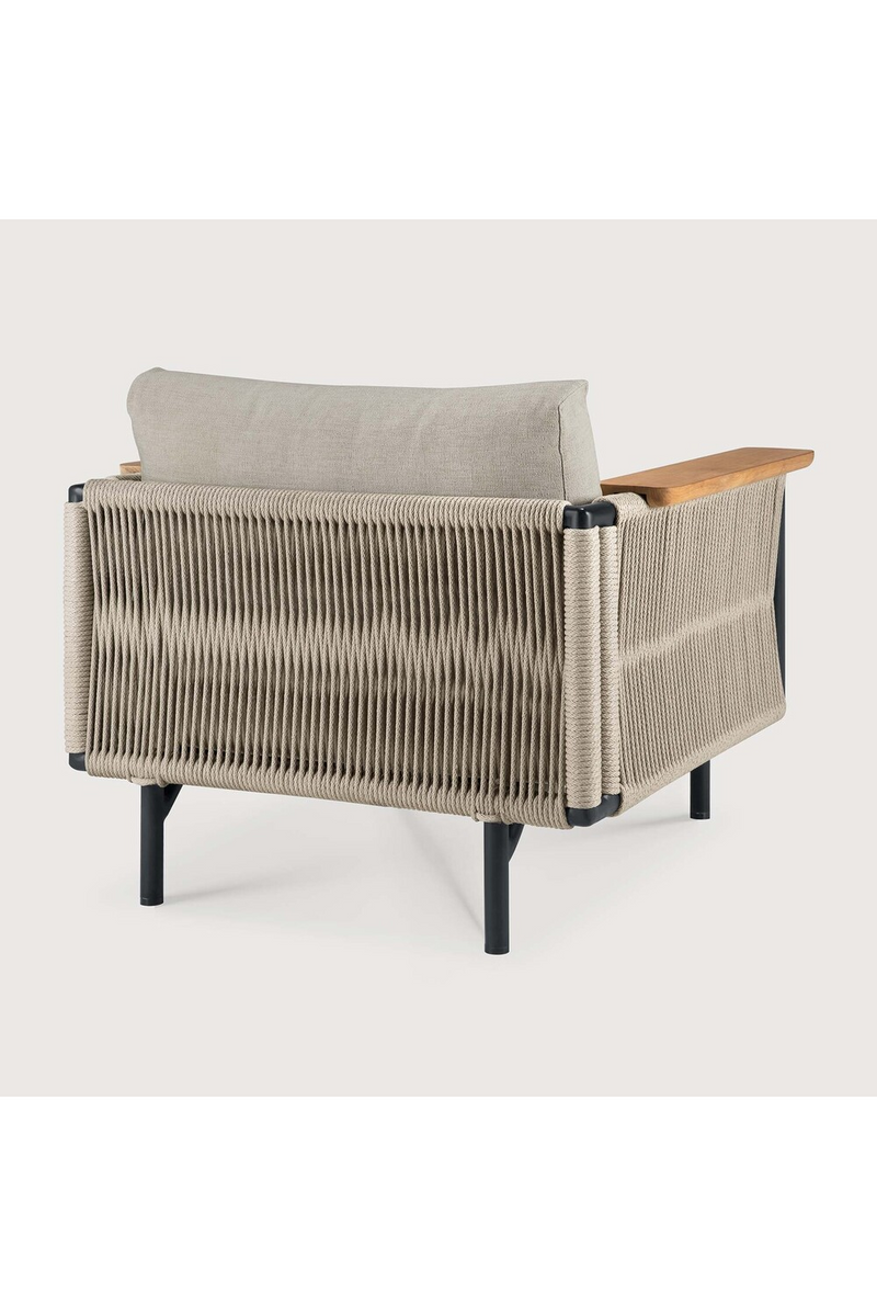 Woven Cord Outdoor Lounge Chair | Ethnicraft Corbey | Woodfurniture.com