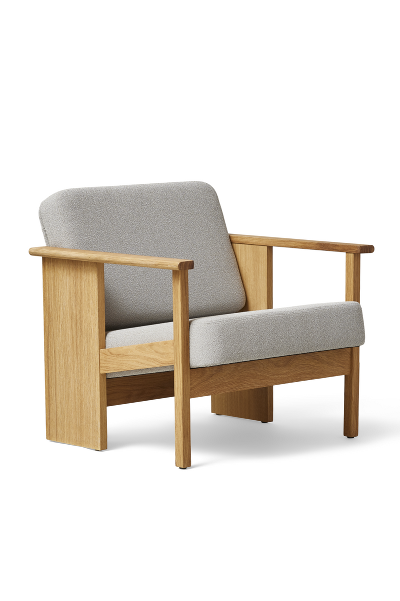 Oak Grain Lounge Chair | Form & Refine Block | Woodfurniture.com