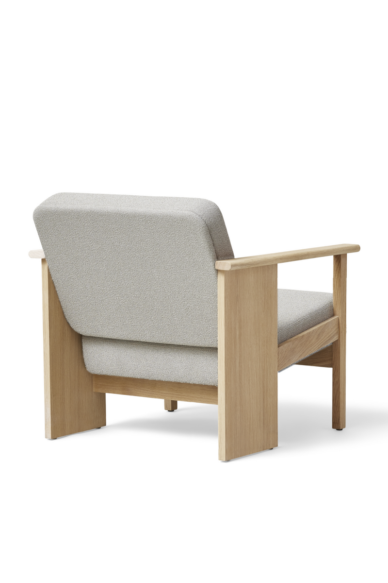 White Oak Panel Lounge Chair | Form & Refine Block | Woodfurniture.com