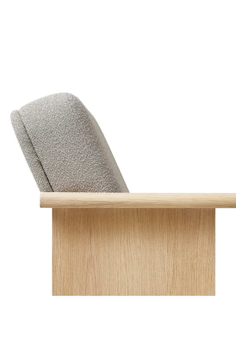 White Oak Panel Lounge Chair | Form & Refine Block | Woodfurniture.com