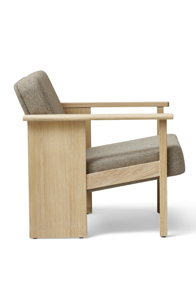 White Oak Lounge Chair | Form & Refine Block | Woodfurniture.com