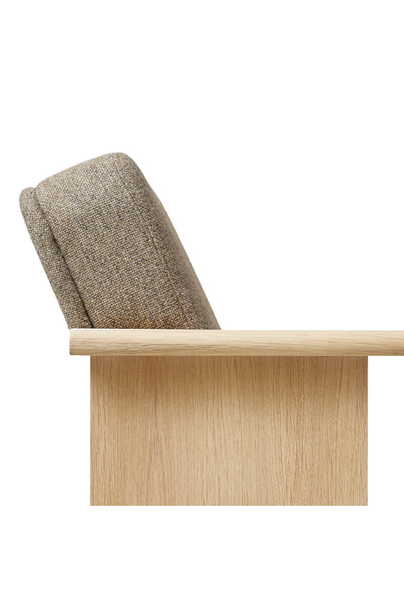 White Oak Lounge Chair | Form & Refine Block | Woodfurniture.com