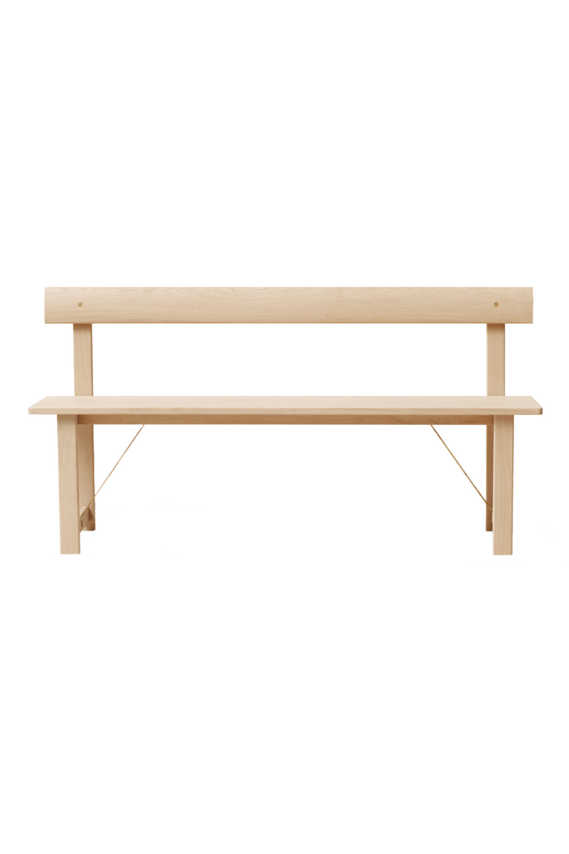 White Oak Minimalist Bench | Form & Refine Position | Woodfurniture.com