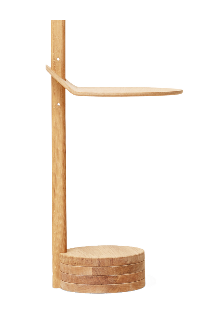 Oiled Oak Modern Side Table | Form & Refine Stilk | Woodfurniture.com