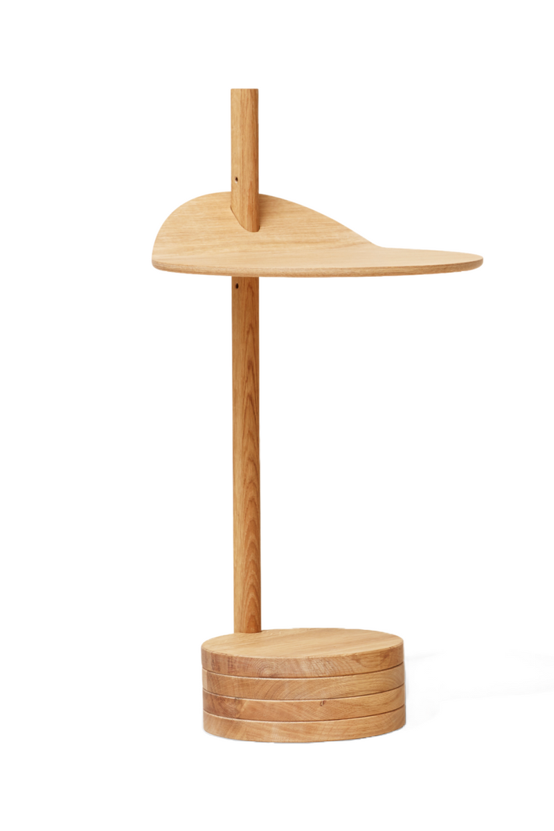 Oiled Oak Modern Side Table | Form & Refine Stilk | Woodfurniture.com