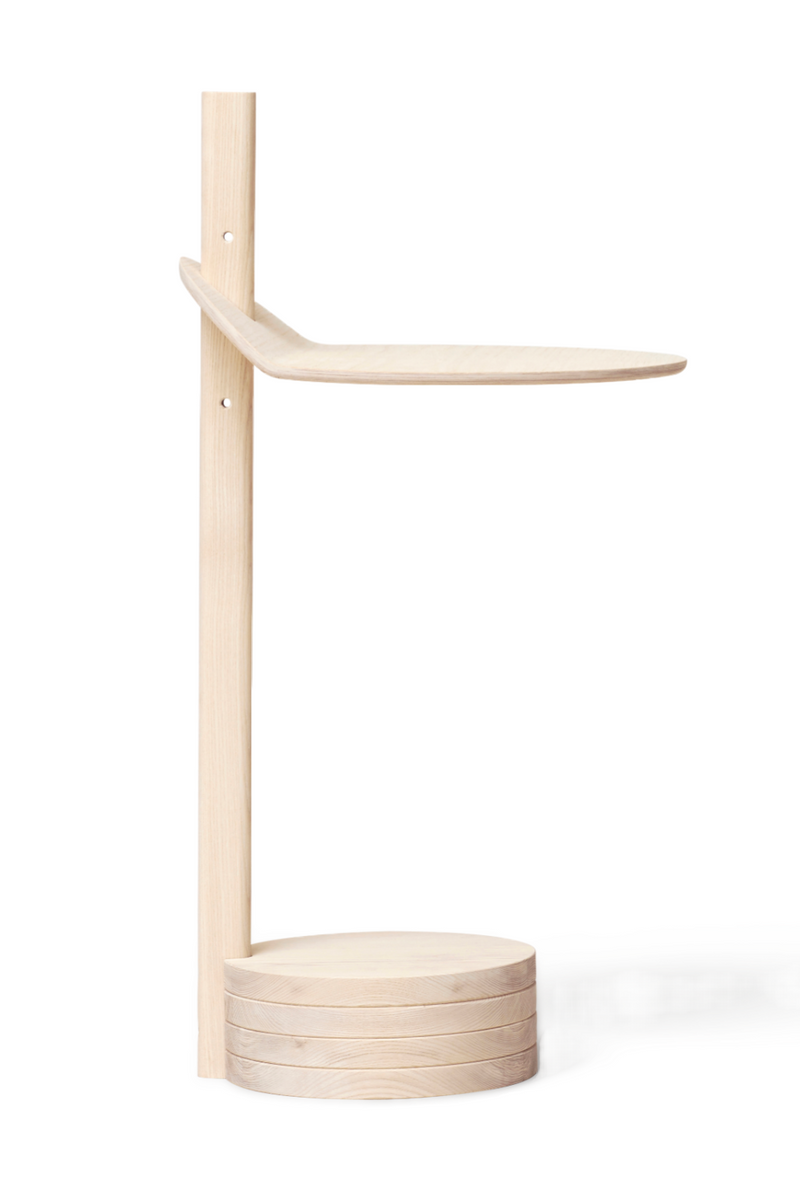 Ash Modern Side Table | Form & Refine Stilk | Woodfurniture.com