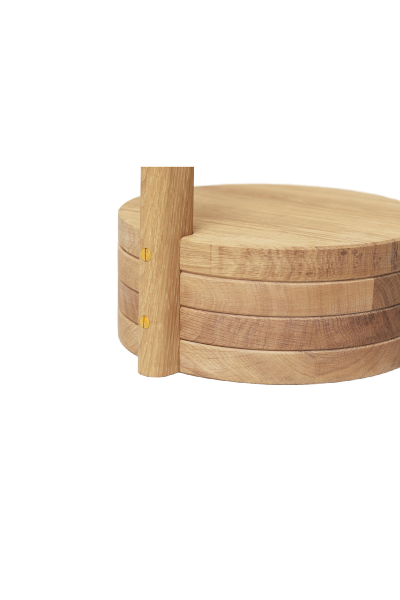 White Oak Modern Side Table | Form & Refine Stilk | Woodfurniture.com