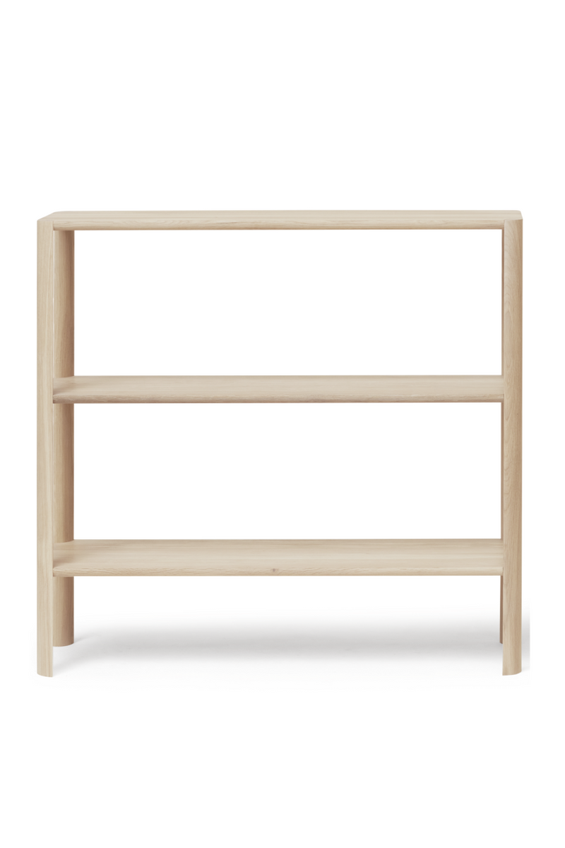 White Oak 3-Layered Wall Shelf | Form & Refine  Leaf | Woodfurniture.com