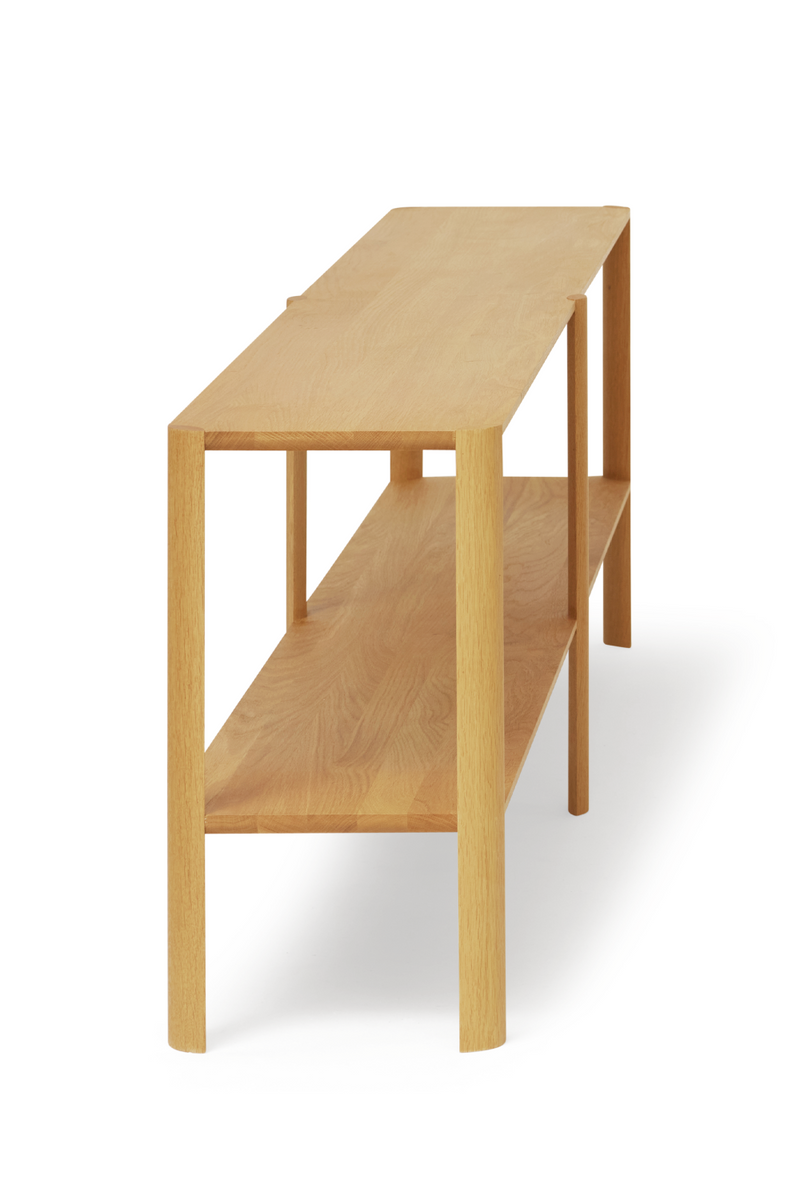Oak 2x2 Wall Shelf | Form & Refine Leaf | Woodfurniture.com