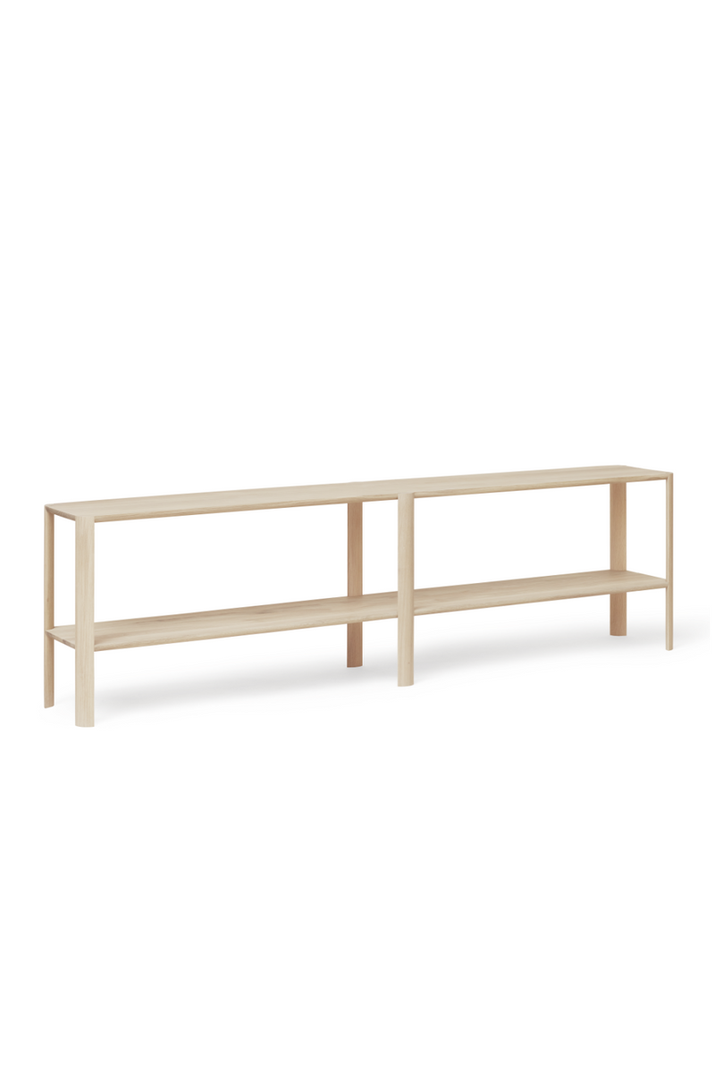 White Oak 2x2 Wall Shelf | Form & Refine Leaf | Woodfurniture.com
