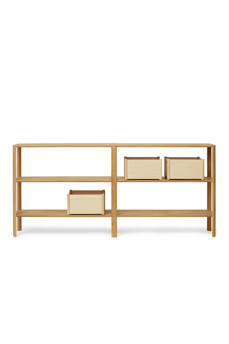 Oak 2x3 Wall Shelf | Form & Refine Leaf | WoodFurniture.com