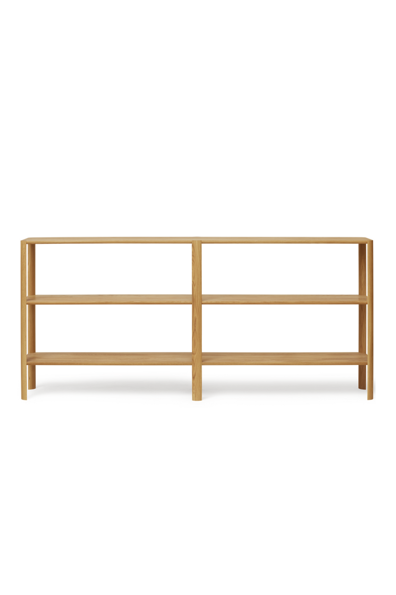 Oak 2x3 Wall Shelf | Form & Refine Leaf | WoodFurniture.com